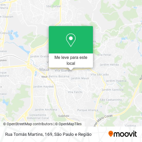 Rua Tomás Martins, 169 mapa