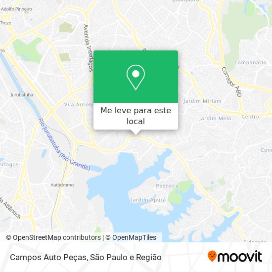 Campos Auto Peças mapa