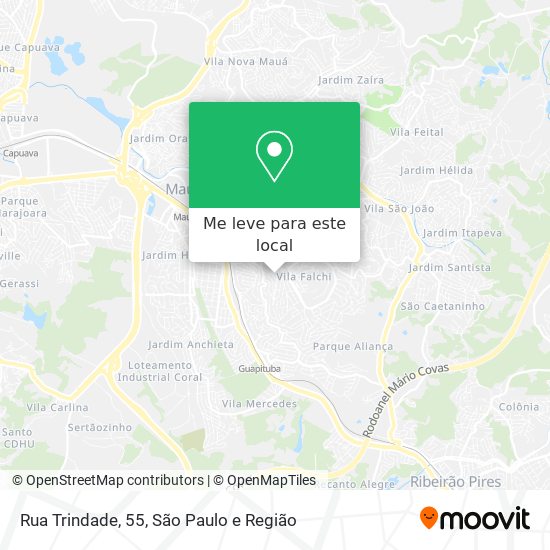 Rua Trindade, 55 mapa
