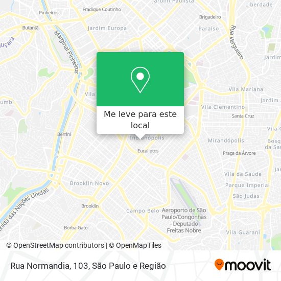 Rua Normandia, 103 mapa