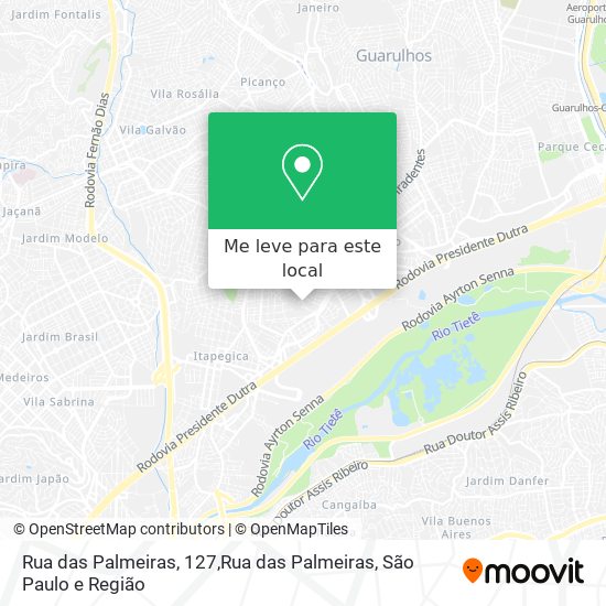 Rua das Palmeiras, 127,Rua das Palmeiras mapa