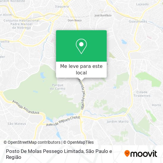 Posto De Molas Pessego Limitada mapa