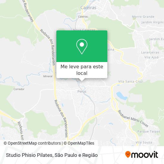 Studio Phisio Pilates mapa