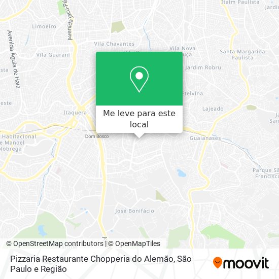 Pizzaria Restaurante Chopperia do Alemão mapa