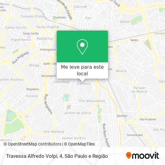 Travessa Alfredo Volpi, 4 mapa