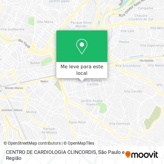 CENTRO DE CARDIOLOGIA CLINCORDIS mapa