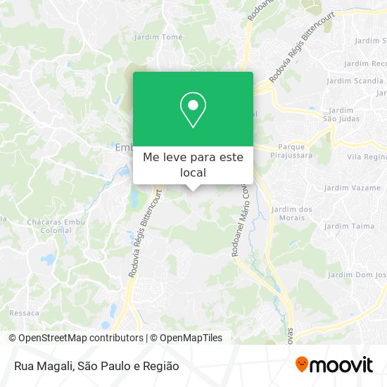 Rua Magali mapa