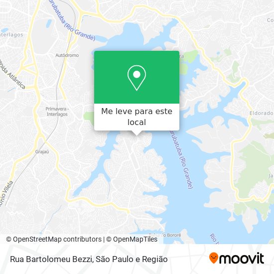 Rua Bartolomeu Bezzi mapa