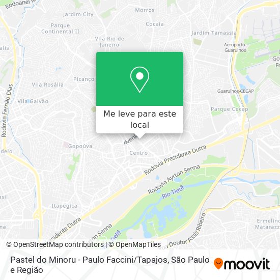 Pastel do Minoru - Paulo Faccini / Tapajos mapa