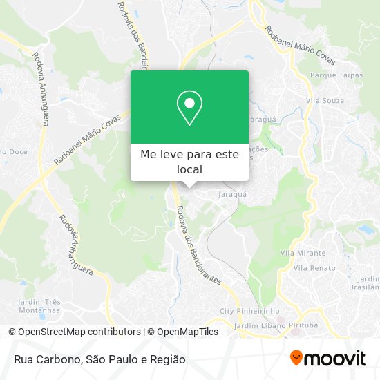 Rua Carbono mapa