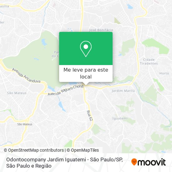 Odontocompany Jardim Iguatemi - São Paulo / SP mapa