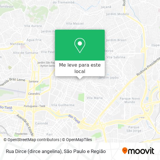 Rua Dirce (dirce angelina) mapa