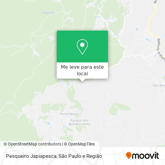 Pesqueiro Japiapesca mapa