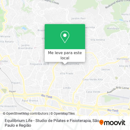 Equilibrium Life - Studio de Pilates e Fisioterapia mapa