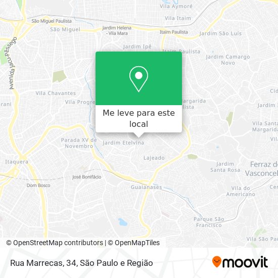 Rua Marrecas, 34 mapa