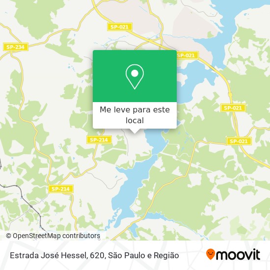 Estrada José Hessel, 620 mapa