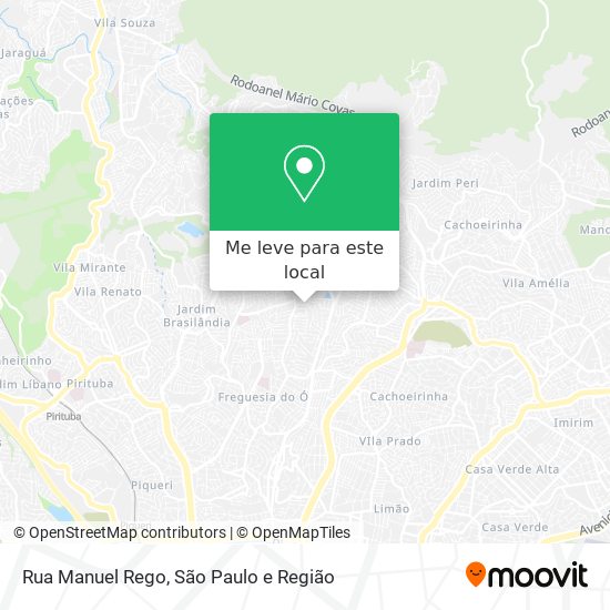 Rua Manuel Rego mapa