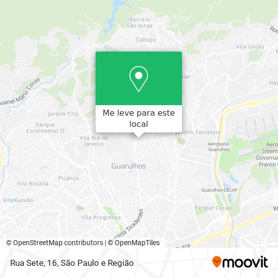 Rua Sete, 16 mapa