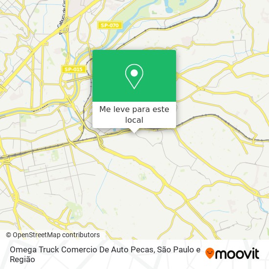 Omega Truck Comercio De Auto Pecas mapa