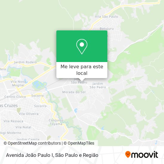 Avenida João Paulo I mapa