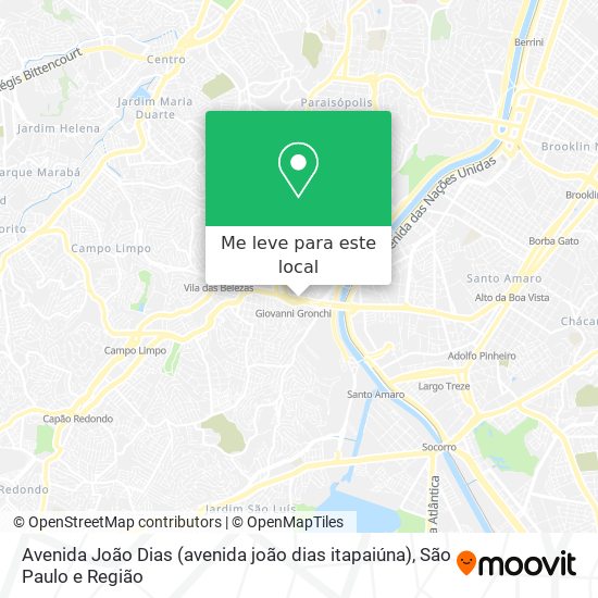 Avenida João Dias (avenida joão dias itapaiúna) mapa