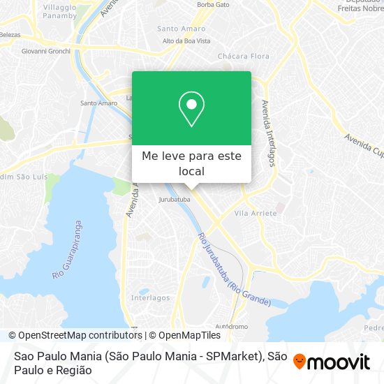 Sao Paulo Mania (São Paulo Mania - SPMarket) mapa