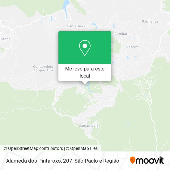 Alameda dos Pintaroxo, 207 mapa