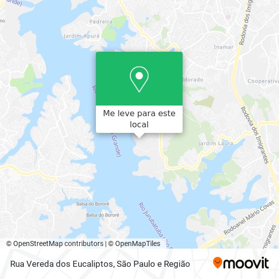 Rua Vereda dos Eucaliptos mapa