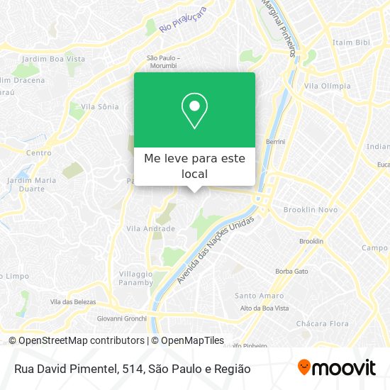 Rua David Pimentel, 514 mapa