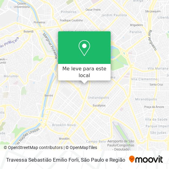 Travessa Sebastião Emilio Forli mapa