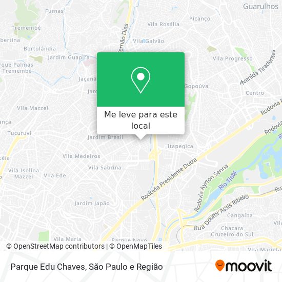 Parque Edu Chaves mapa
