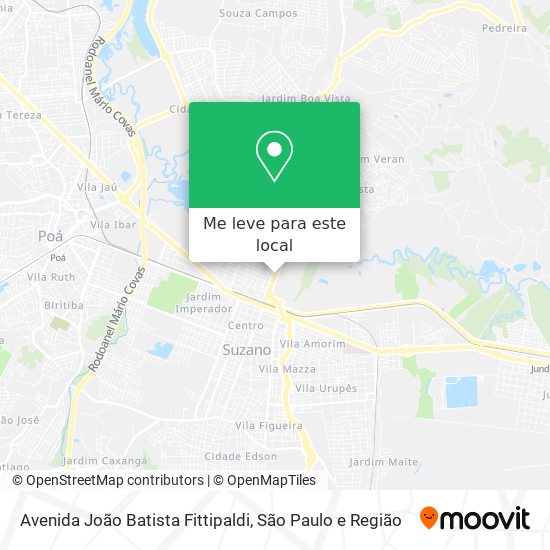 Avenida João Batista Fittipaldi mapa