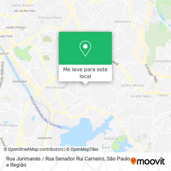 Rua Jurimanás / Rua Senador Rui Carneiro mapa