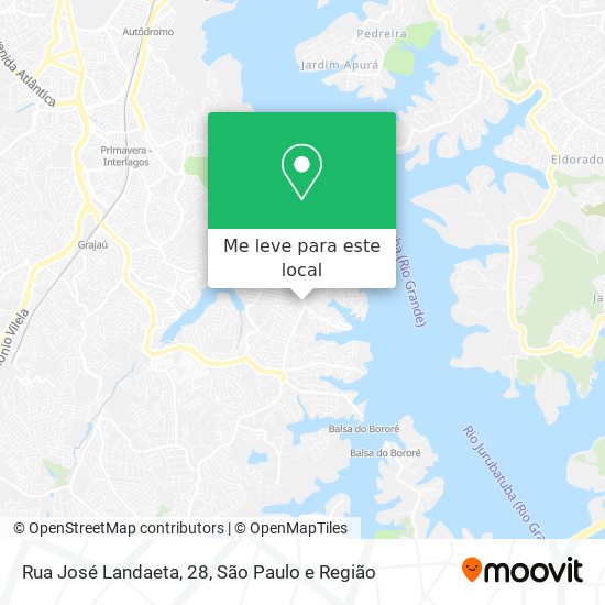 Rua José Landaeta, 28 mapa