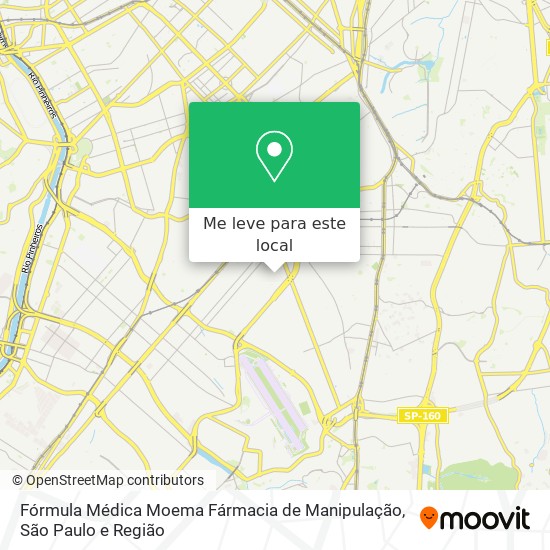 Fórmula Médica Moema Fármacia de Manipulação mapa