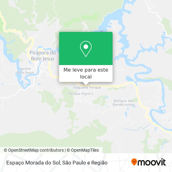Espaço Morada do Sol mapa
