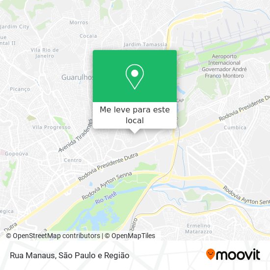 Rua Manaus mapa
