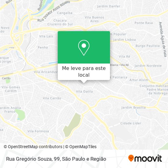 Rua Gregório Souza, 99 mapa