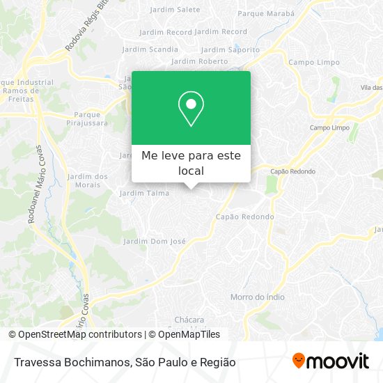 Travessa Bochimanos mapa