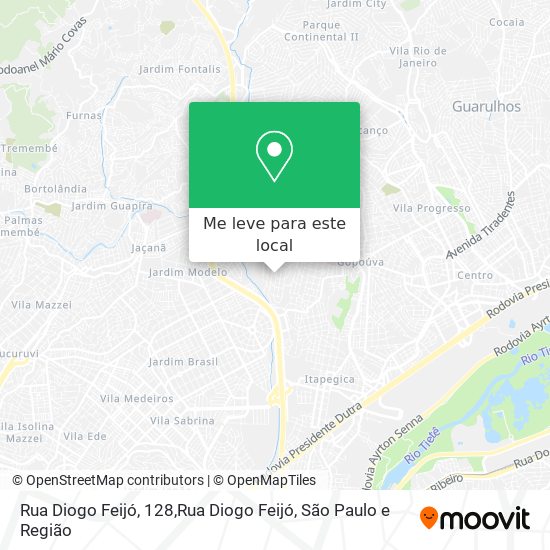 Rua Diogo Feijó, 128,Rua Diogo Feijó mapa