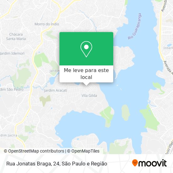 Rua Jonatas Braga, 24 mapa