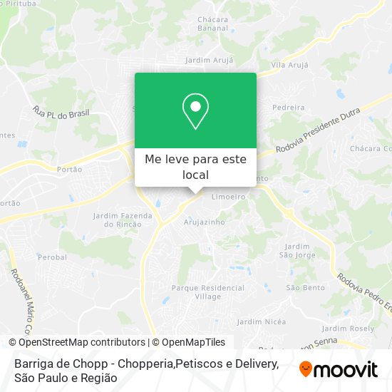 Barriga de Chopp - Chopperia,Petiscos e Delivery mapa