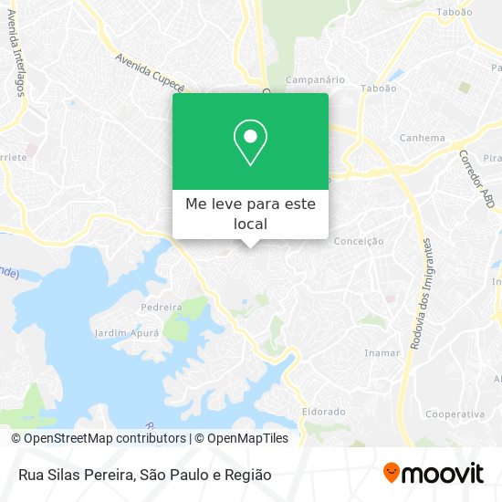 Rua Silas Pereira mapa