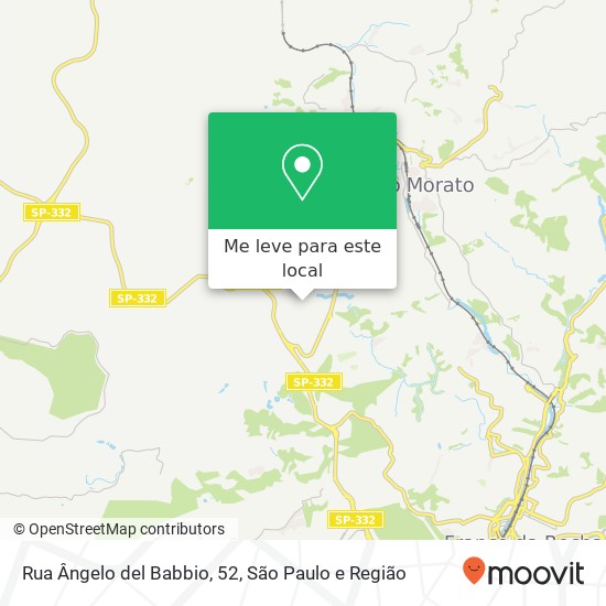 Rua Ângelo del Babbio, 52, Franco da Rocha-SP mapa