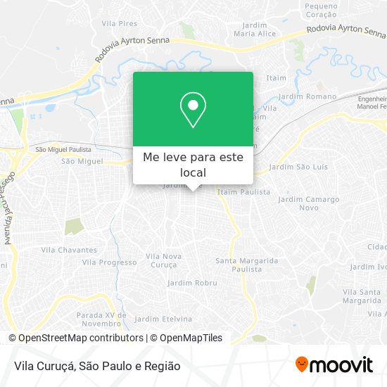 Vila Curuçá mapa