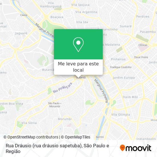 Rua Dráusio (rua dráusio sapetuba) mapa