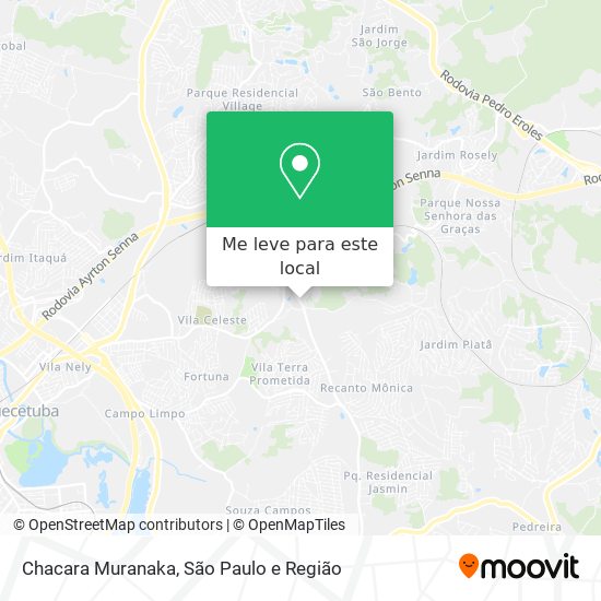 Chacara Muranaka mapa