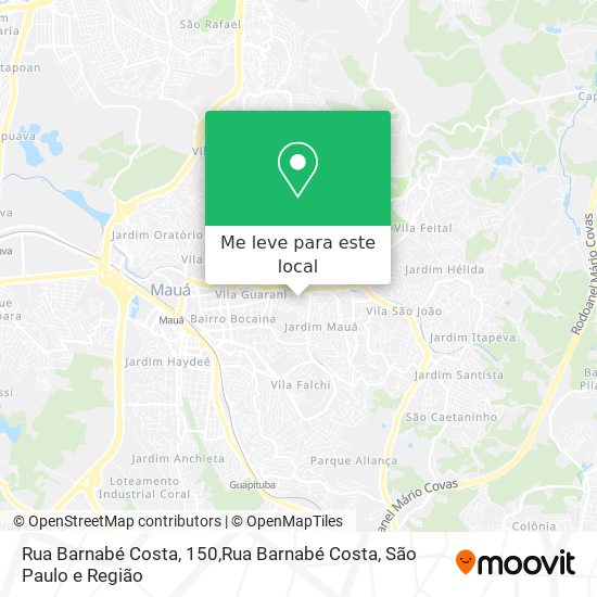 Rua Barnabé Costa, 150,Rua Barnabé Costa mapa