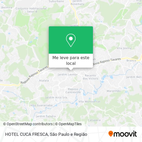 HOTEL CUCA FRESCA mapa