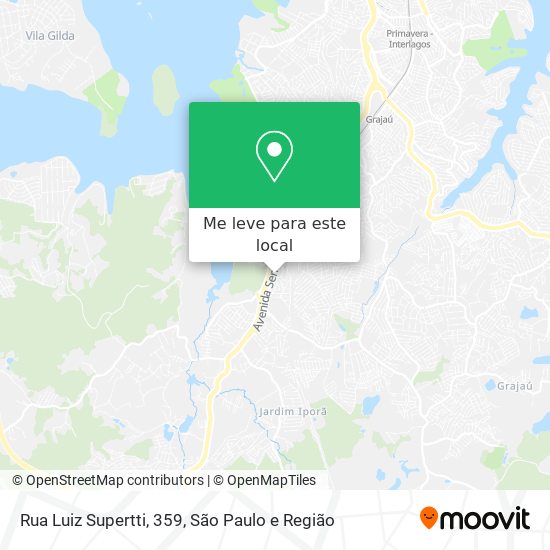 Rua Luiz Supertti, 359 mapa